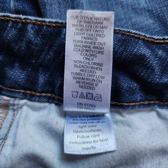 Maurices Jeans Womens Size 10 Short Mid-Rise Blue Straight Leg Medium Wash - Picture 11 of 11